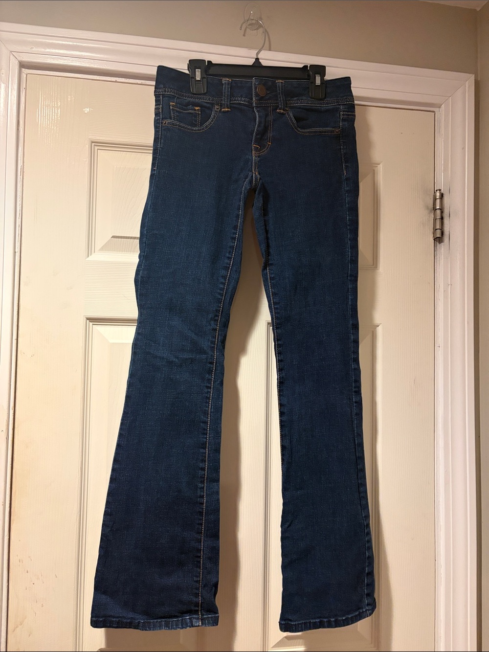 American Eagle Outfitters Original Bootcut Low-Rise Jeans in Dark Blue 2